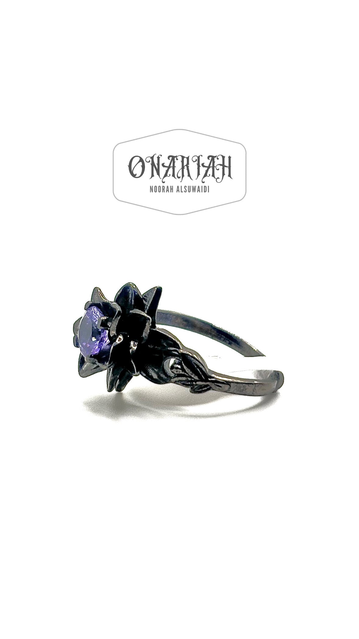 Floral Tanzanite Ring
