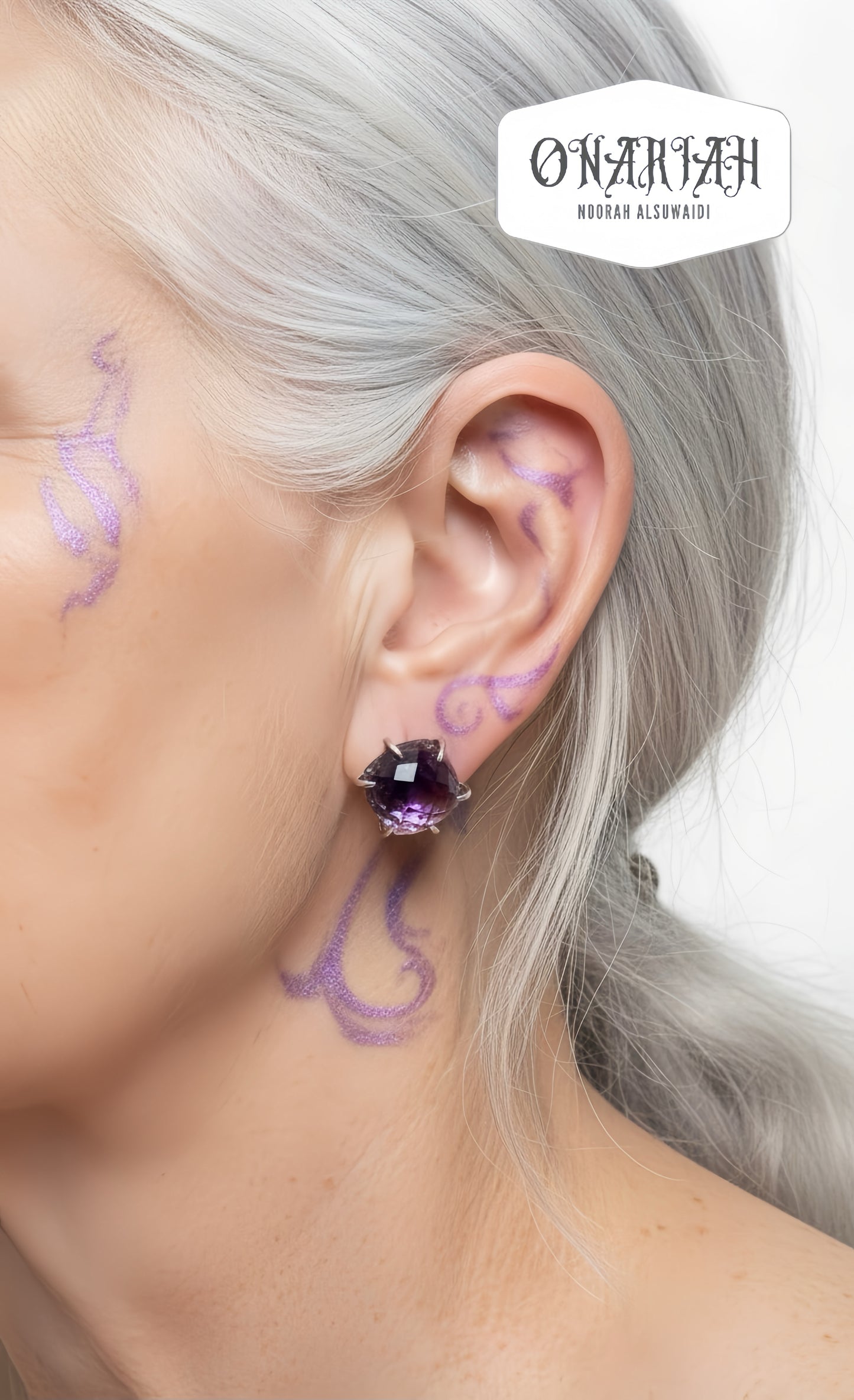Amethyst earrings