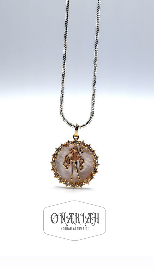 2 Tone Sailor Moon Stars Pendant