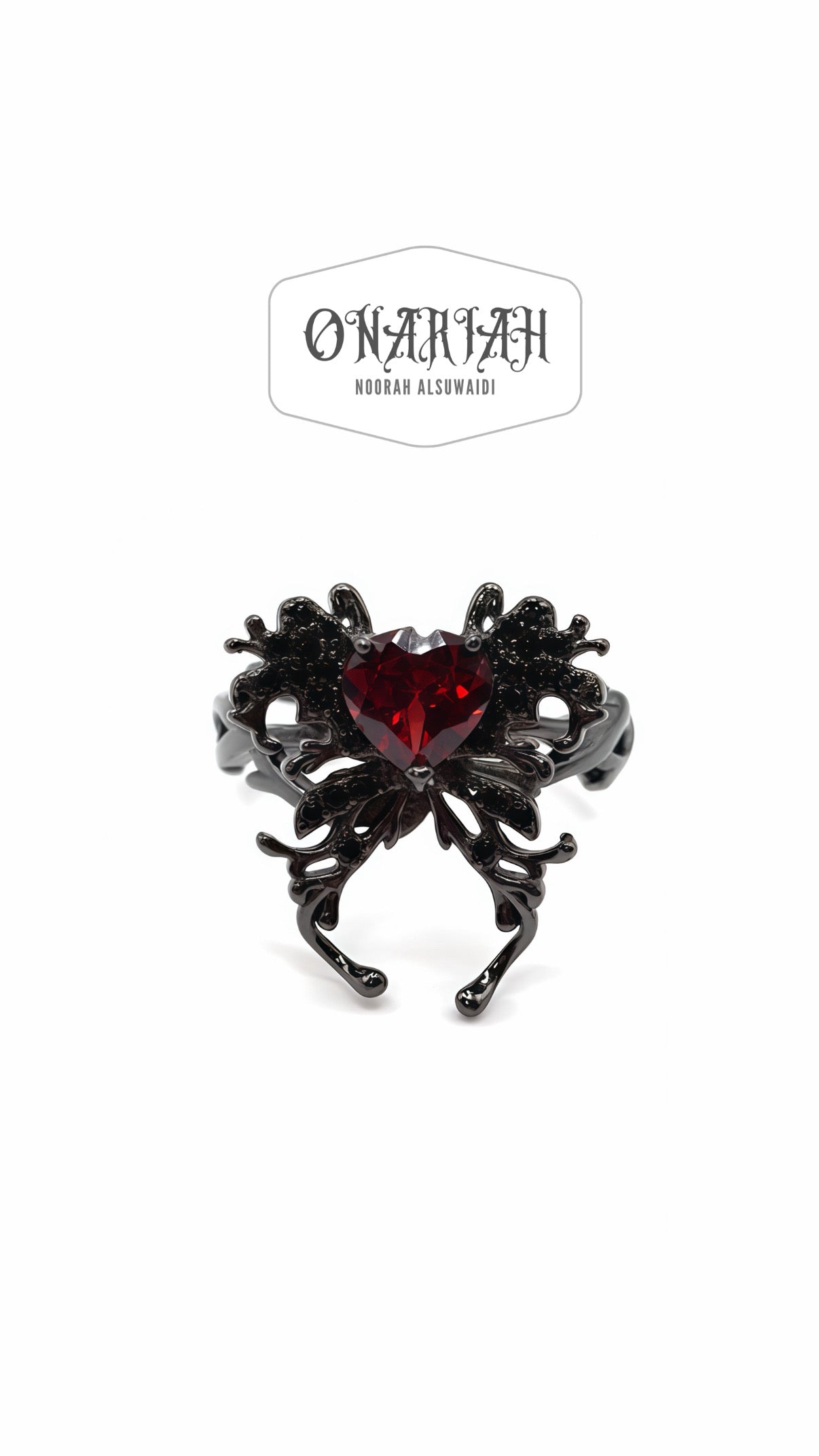 Gothika Butterfly Ring ll