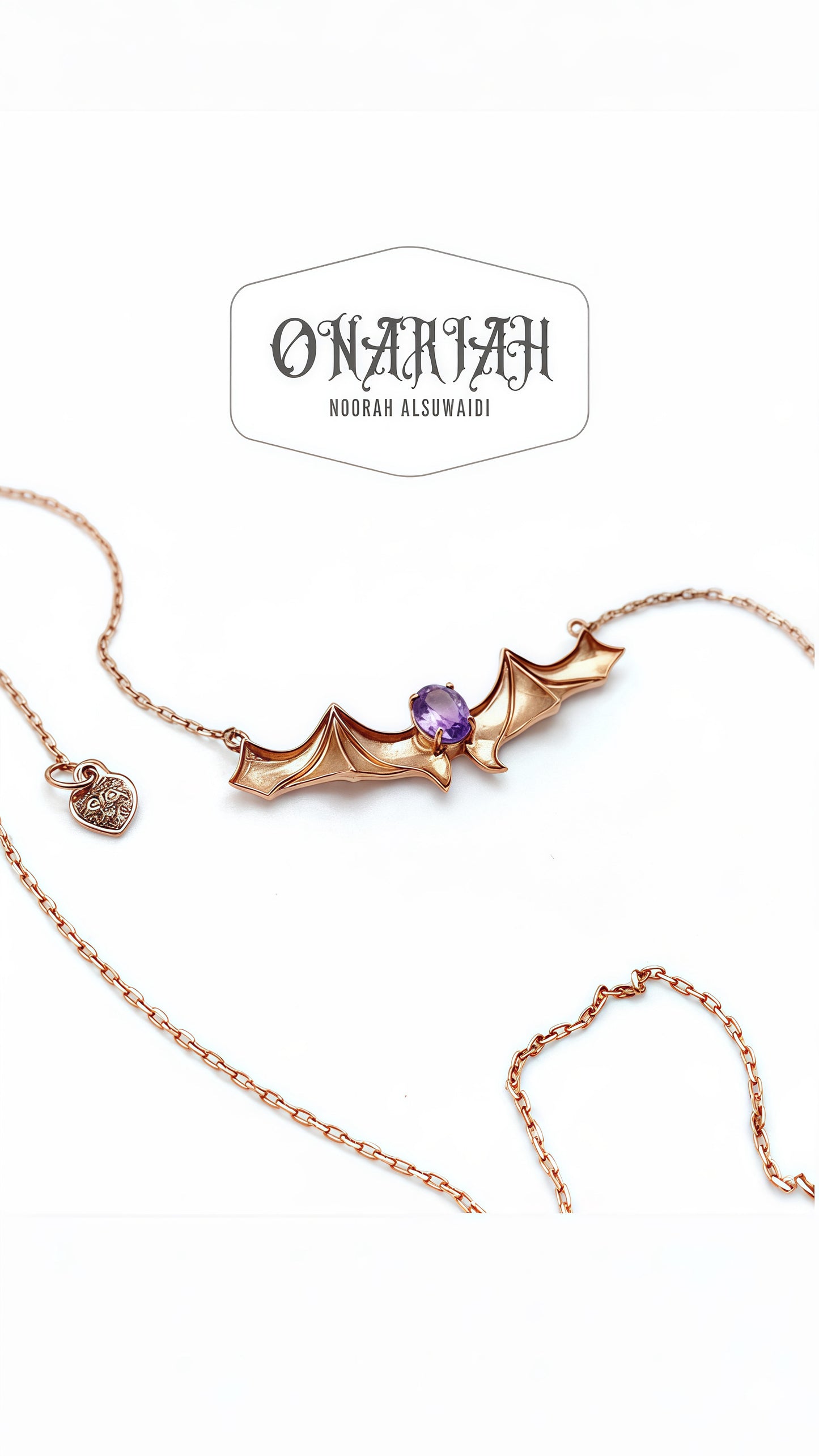 Golden Bat Necklace