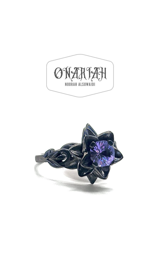 Floral Tanzanite Ring