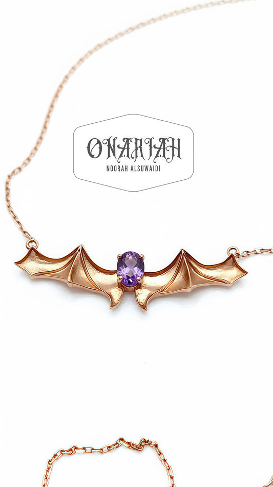 Golden Bat Necklace