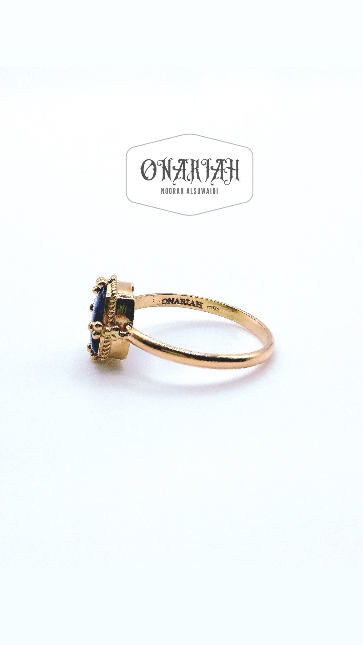 Victorian Frame 18k Gold Ring