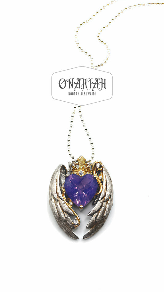 Angelika Heart Tiara pendant