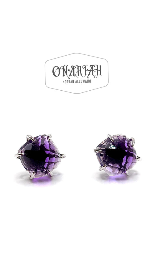 Amethyst earrings