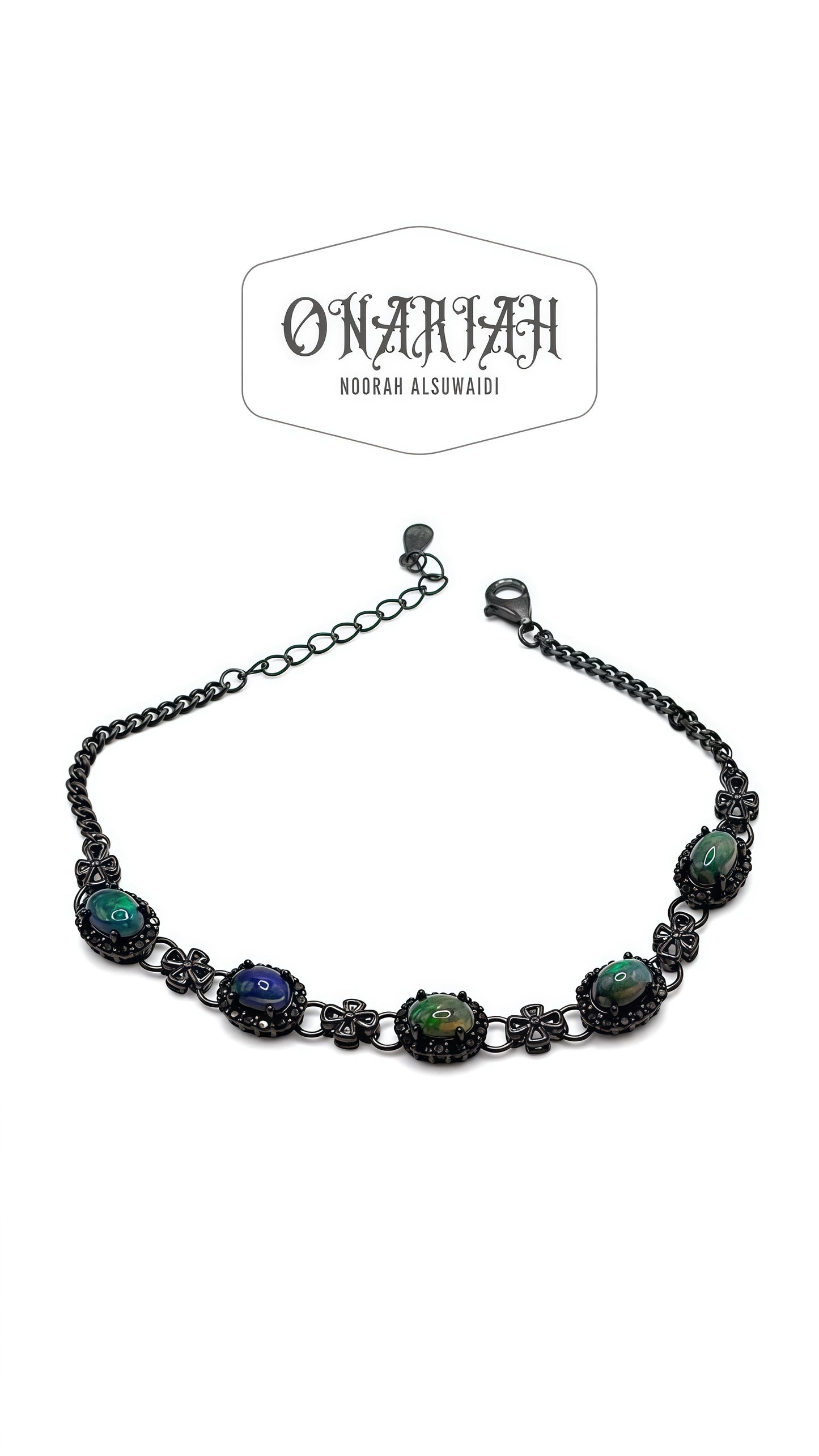 Gothika Black Opal Bracelet
