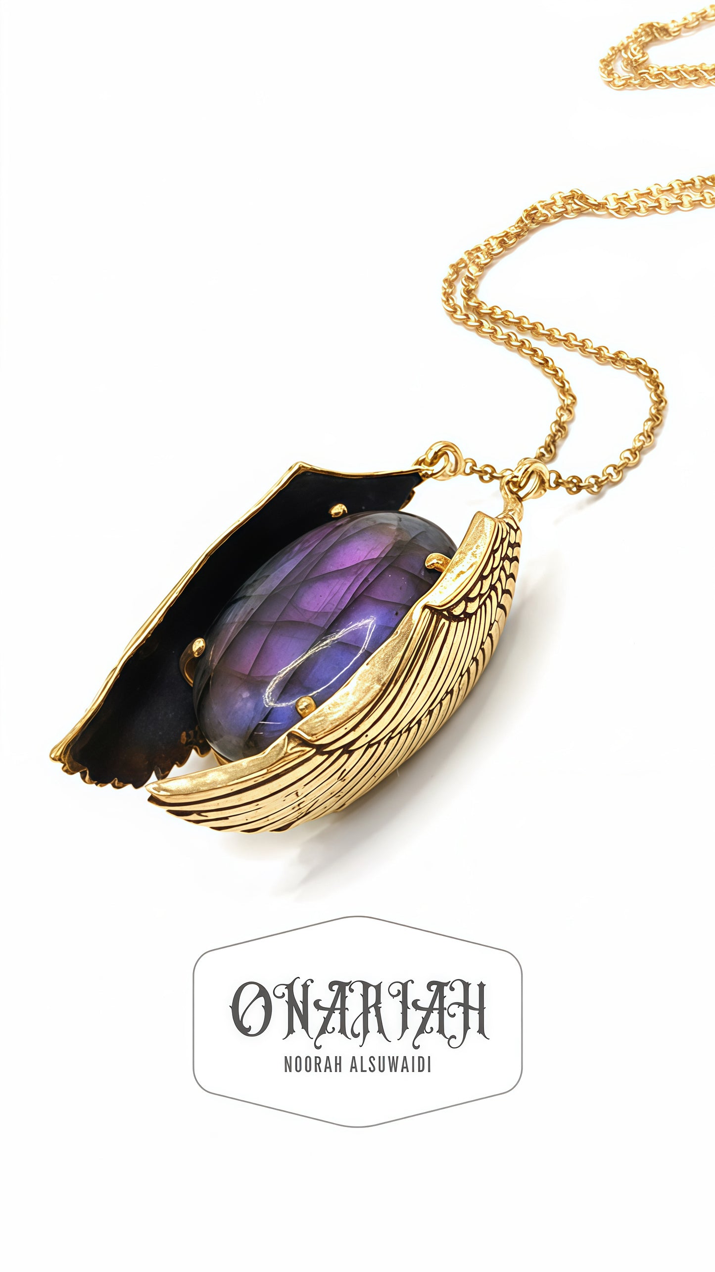 Cleopatra Necklace w/labradorite