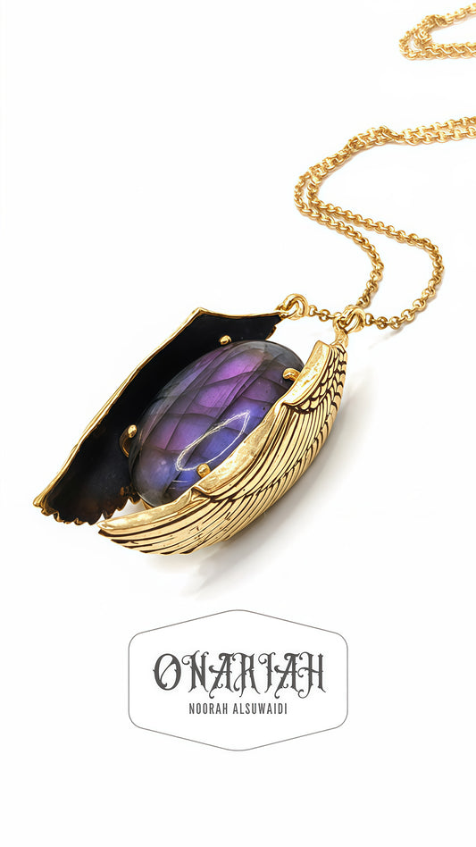 Cleopatra Necklace w/labradorite