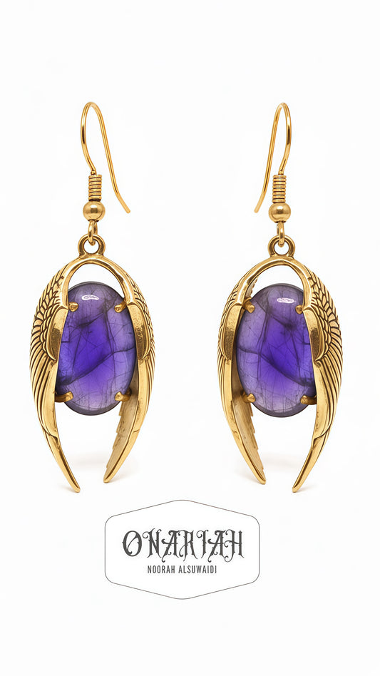 Cleopatra Labradorite Earrings