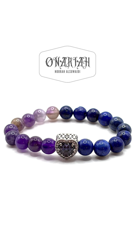 Midnight Heart Bracelet