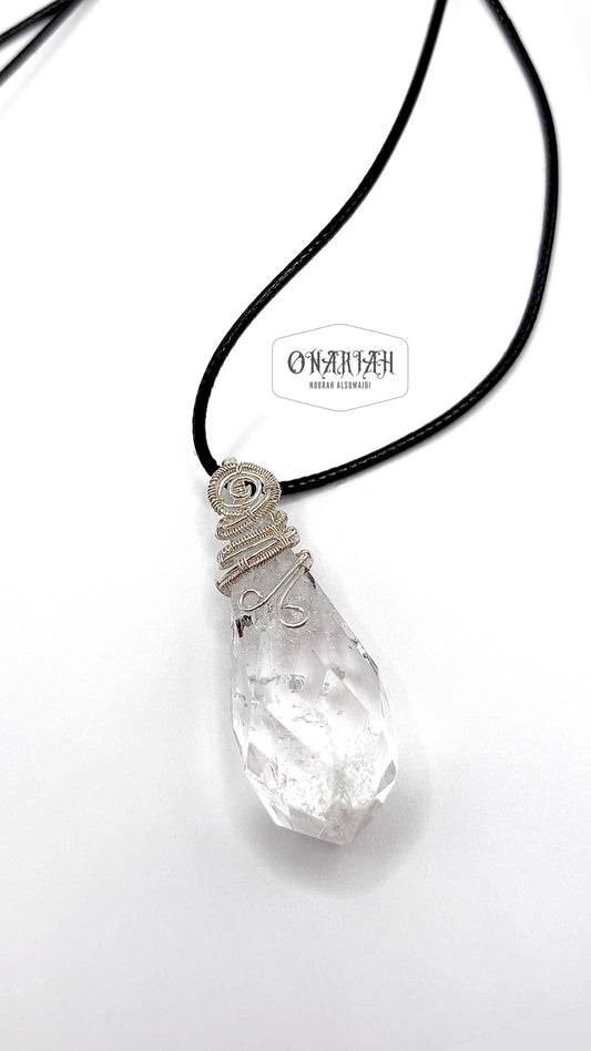 Raw Quartz Pendant