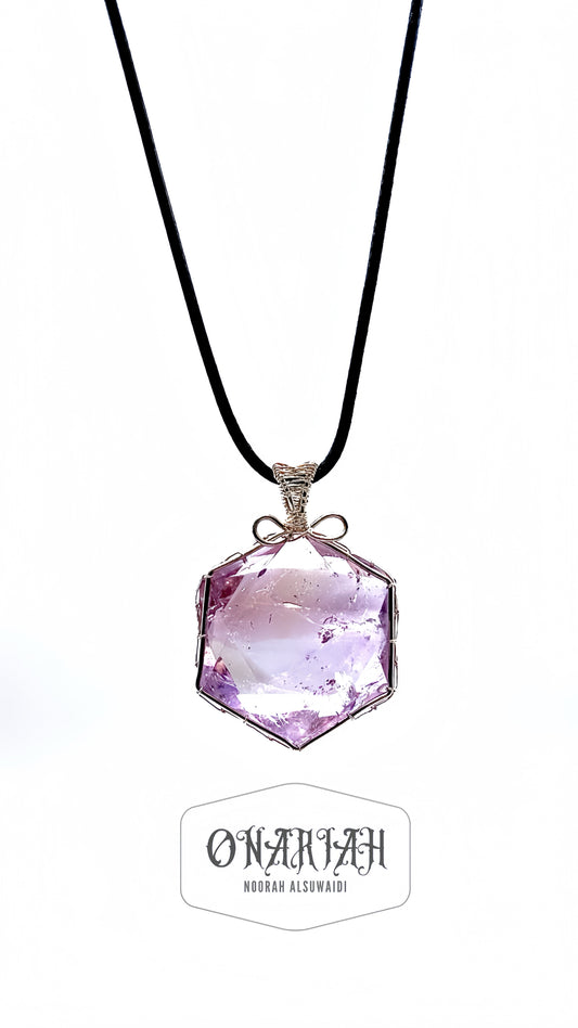 Hexagon Ametrine Pendant