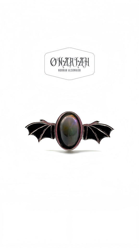 Morticia Bat Ring