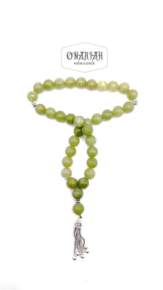 Peridot Misbaha - 10 mm 35 pcs